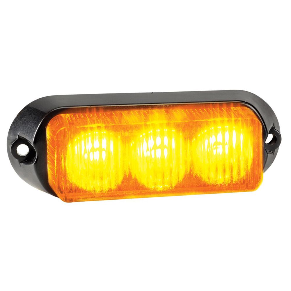 3 LED Warning Light 12/24V, Amber Supercheap Auto New Zealand