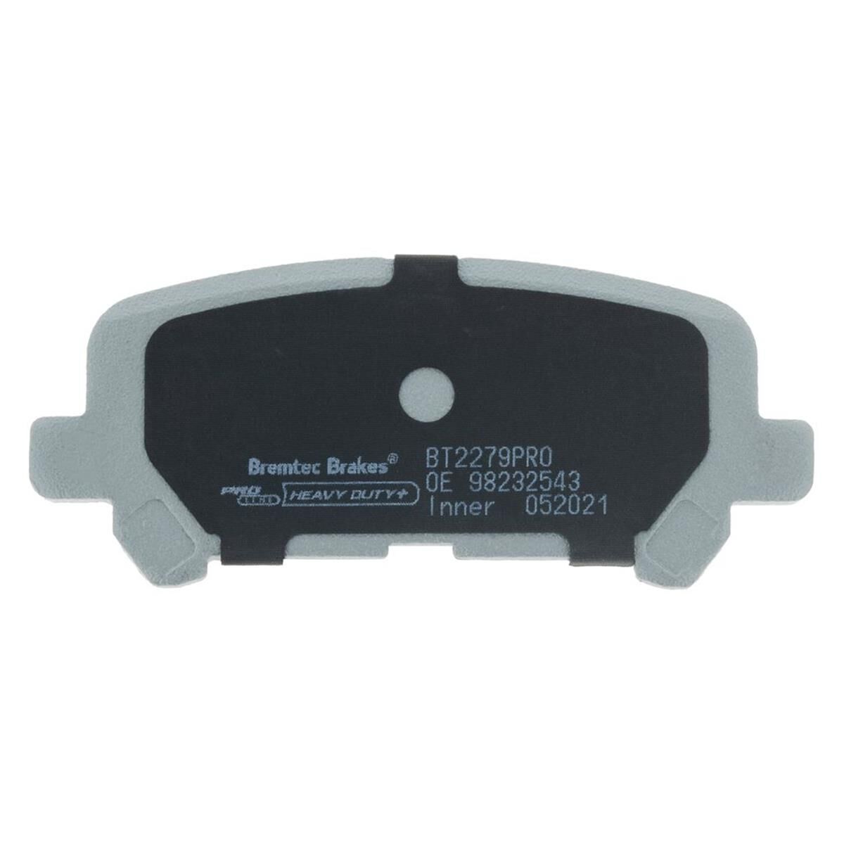 PRO-LINE BRAKE PADS SET ISUZU MUX 4WD 3.0D 2014- DB2368, , scanz_hi-res