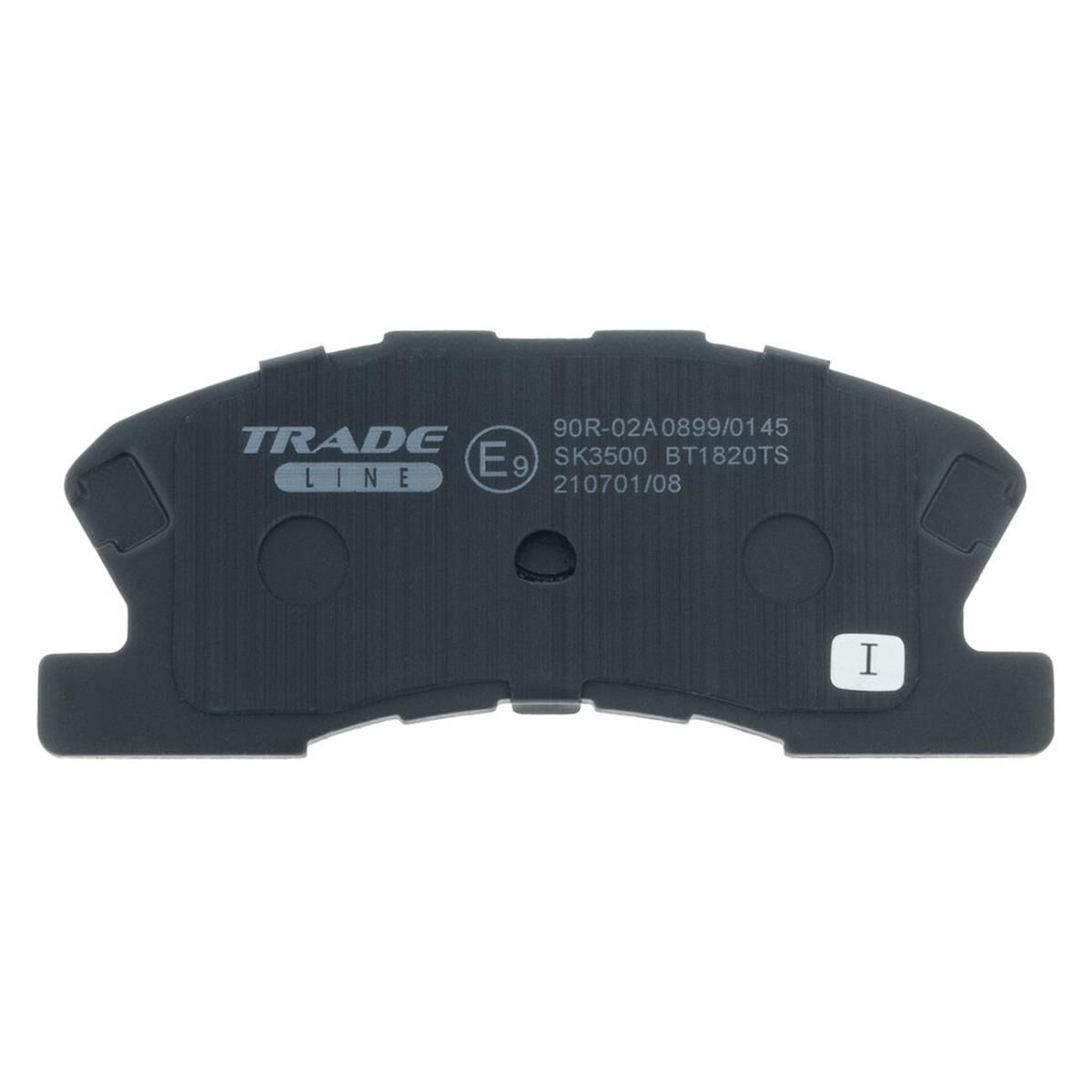 TRADE-LINE BRAKE PAD FRONT SET DAIHATSU SIRION INCL GTi.  YRV DB1380, , scanz_hi-res