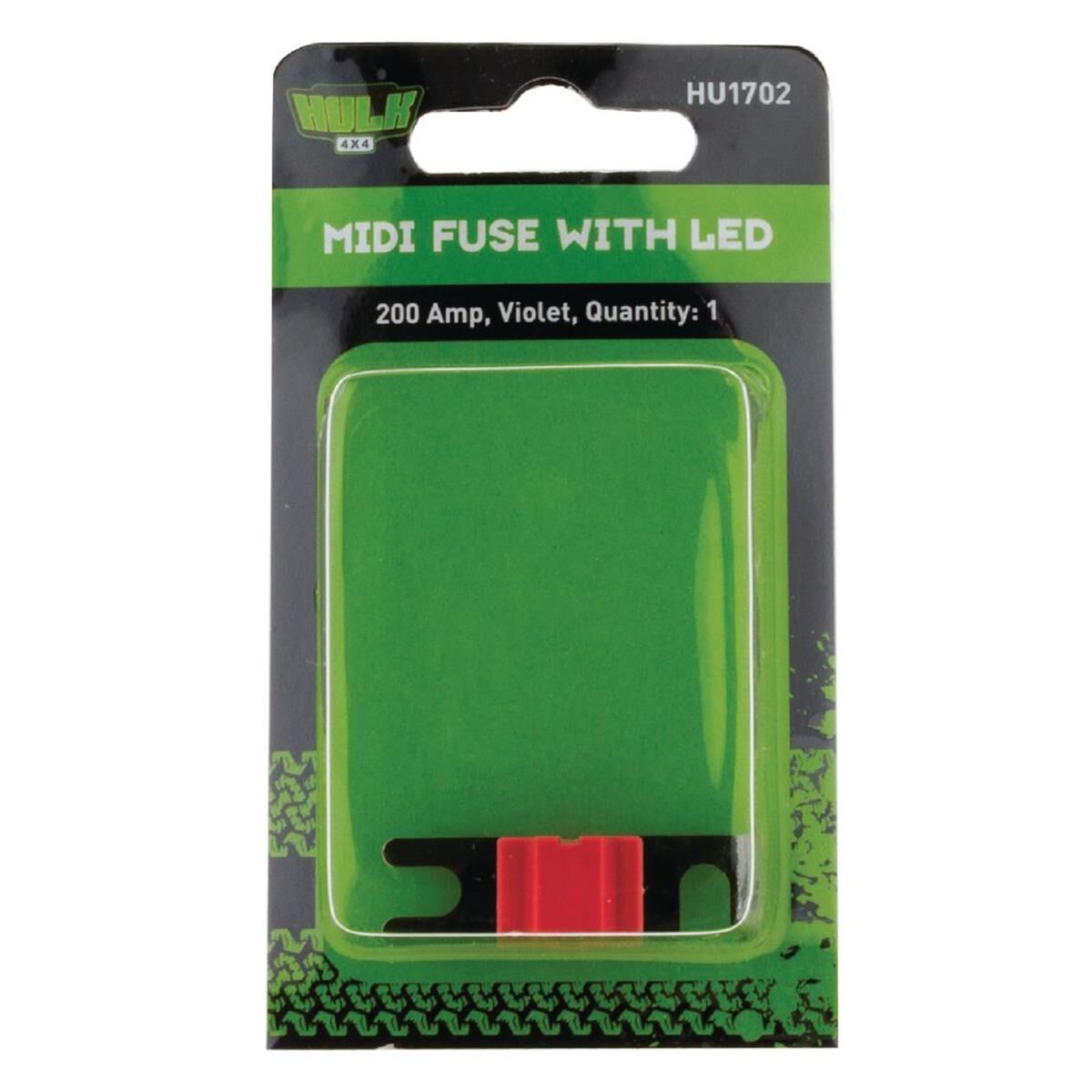 PKT 1 MIDI FUSE RED 50 AMP WITH LED 32 VDC, , scanz_hi-res