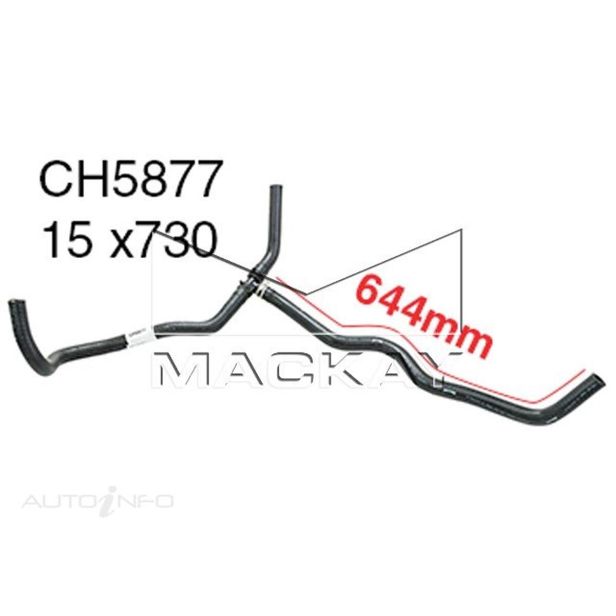 HEATER HOSE TOYOTA  LAND CRUISER PRADO GRJ150 4.0L (1GRFE) V6 24V DOHC VVT MPFI PETROL WITH REAR HEATER - UNDER BONNET HOSES*, , scanz_hi-res
