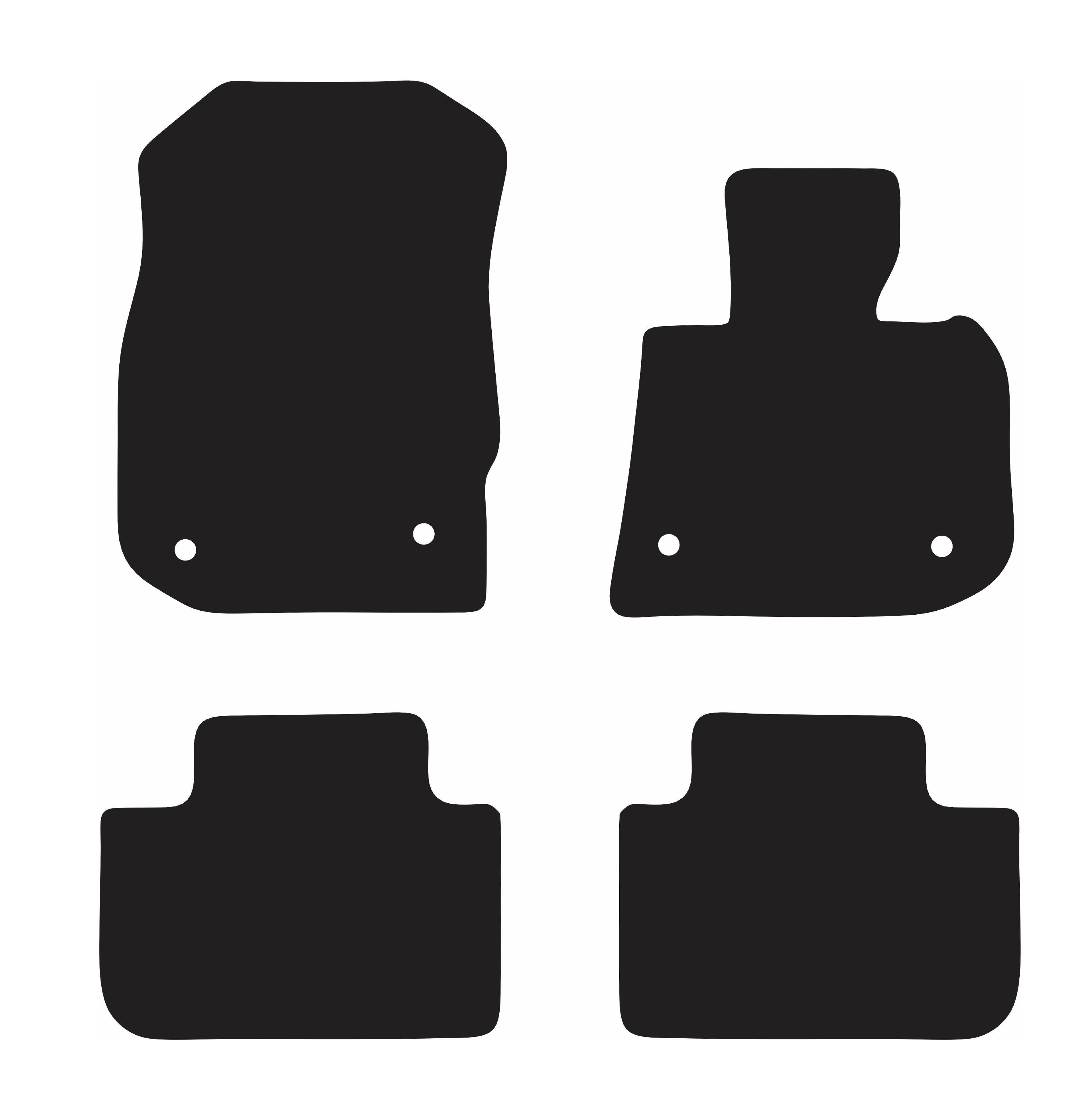 EXECUTIVE RUBBER CAR MATS FOR BMW X3 (G01) 2018 ONWARDS, , scanz_hi-res