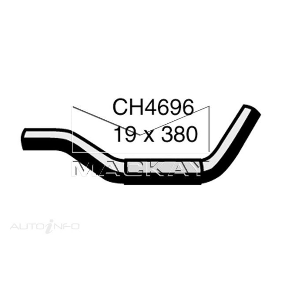 HEATER HOSE  - HOLDEN RODEO RA - 2.4L I4  PETROL - MANUAL & AUTO, , scanz_hi-res