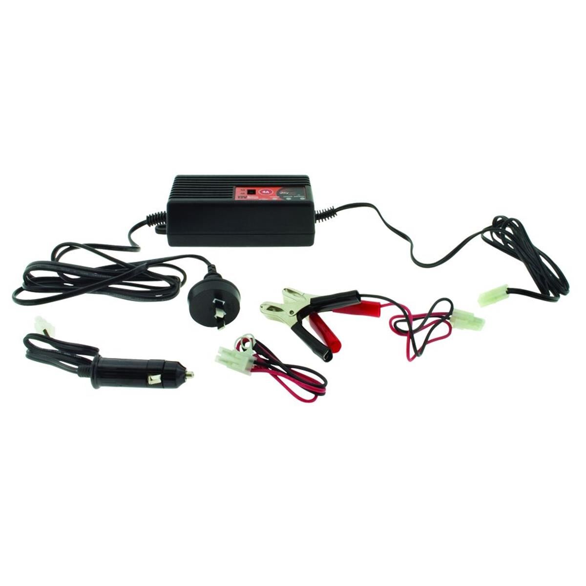 BATTERY CHARGER 12V 4 STAGE 4 amp AUTOMATIC SWITCHING NON ADJUSTABLE   JAYLEC, , scanz_hi-res