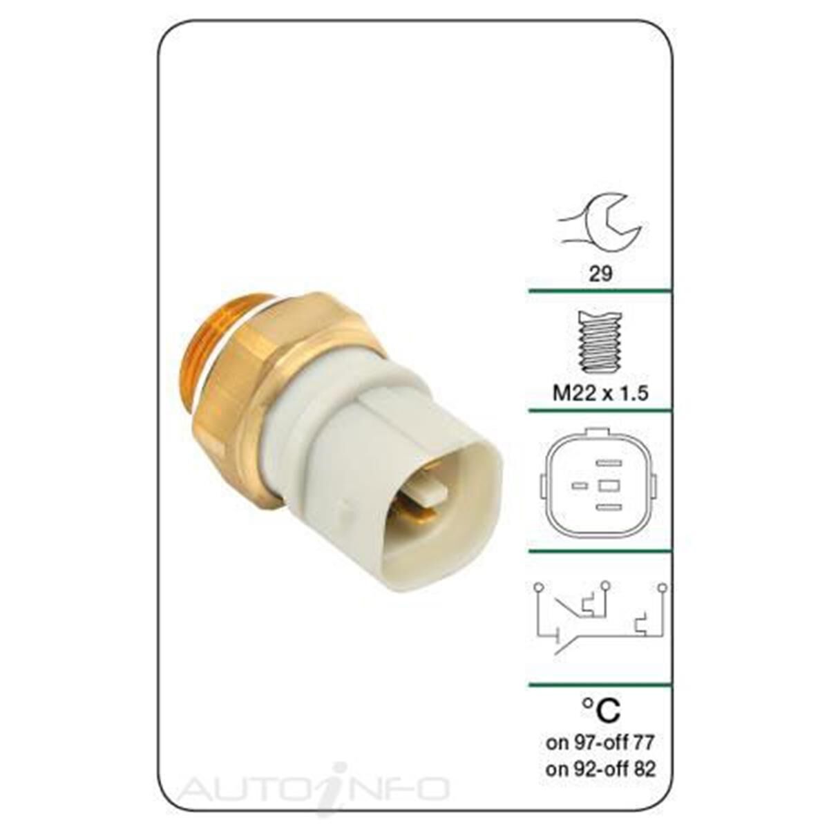 TRIAUS THERMO FAN SWITCH, , scanz_hi-res