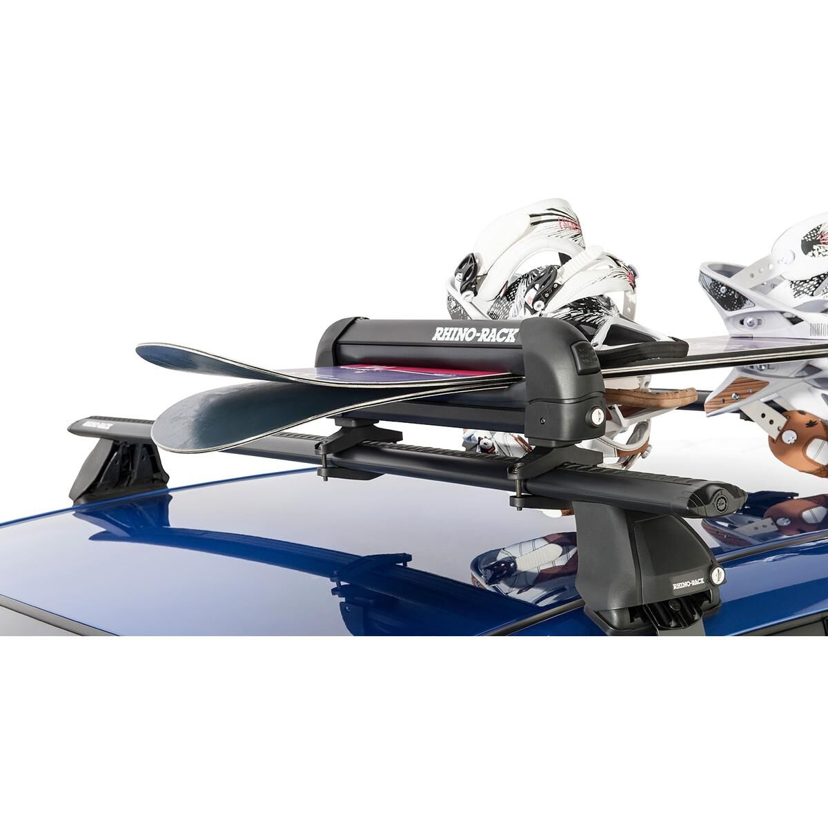 Rhino-Rack Ski & Snowboard Carrier to suit 3 Skis or 2 Snowboards - 573, , scanz_hi-res