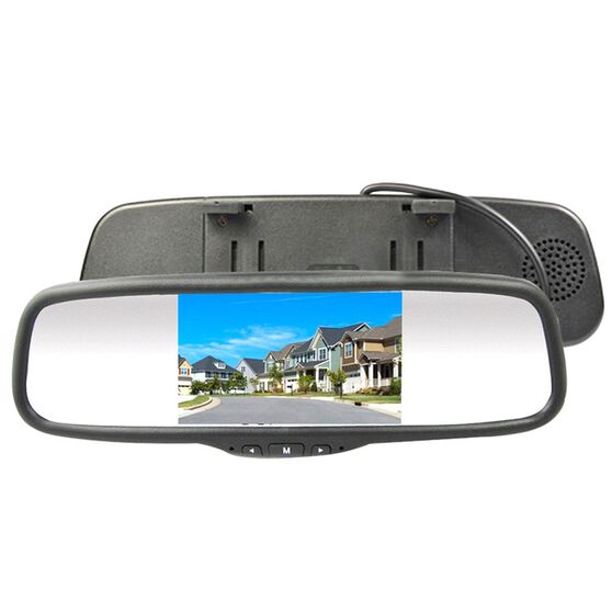 AVS 5" CLIP ON REAR VIEW MIRROR RCA LCD MONITOR UNIVERSAL, , scanz_hi-res