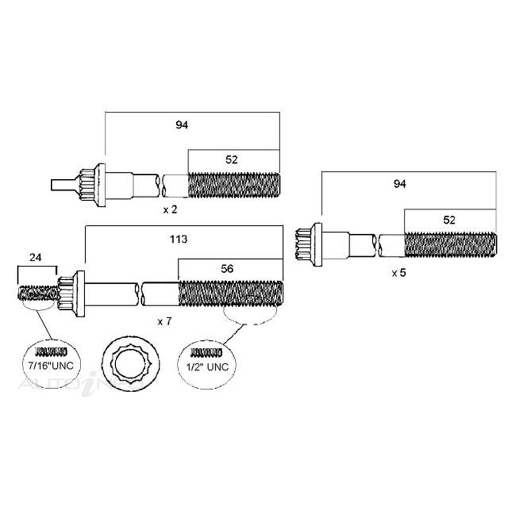 Cylinder Head Bolt Set | Supercheap Auto New Zealand