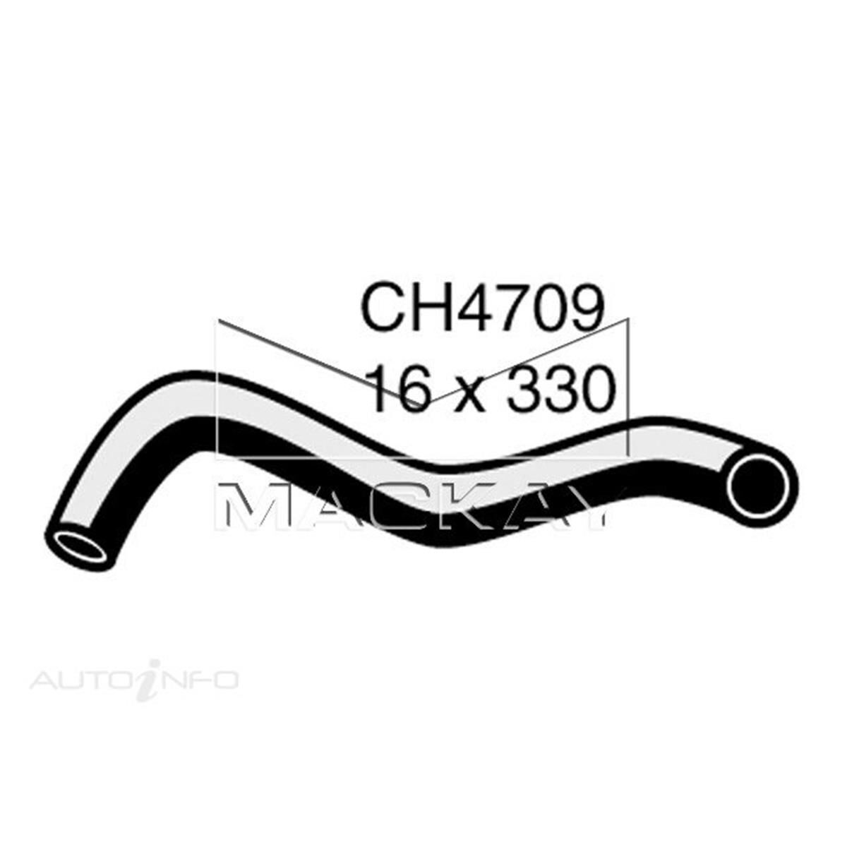 HEATER HOSE  - HOLDEN RODEO RA - 2.4L I4  PETROL - MANUAL & AUTO, , scanz_hi-res