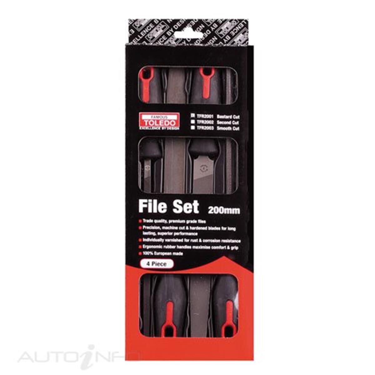 TOLEDO FILE SET BASTARD 200MM 4PC, , scanz_hi-res