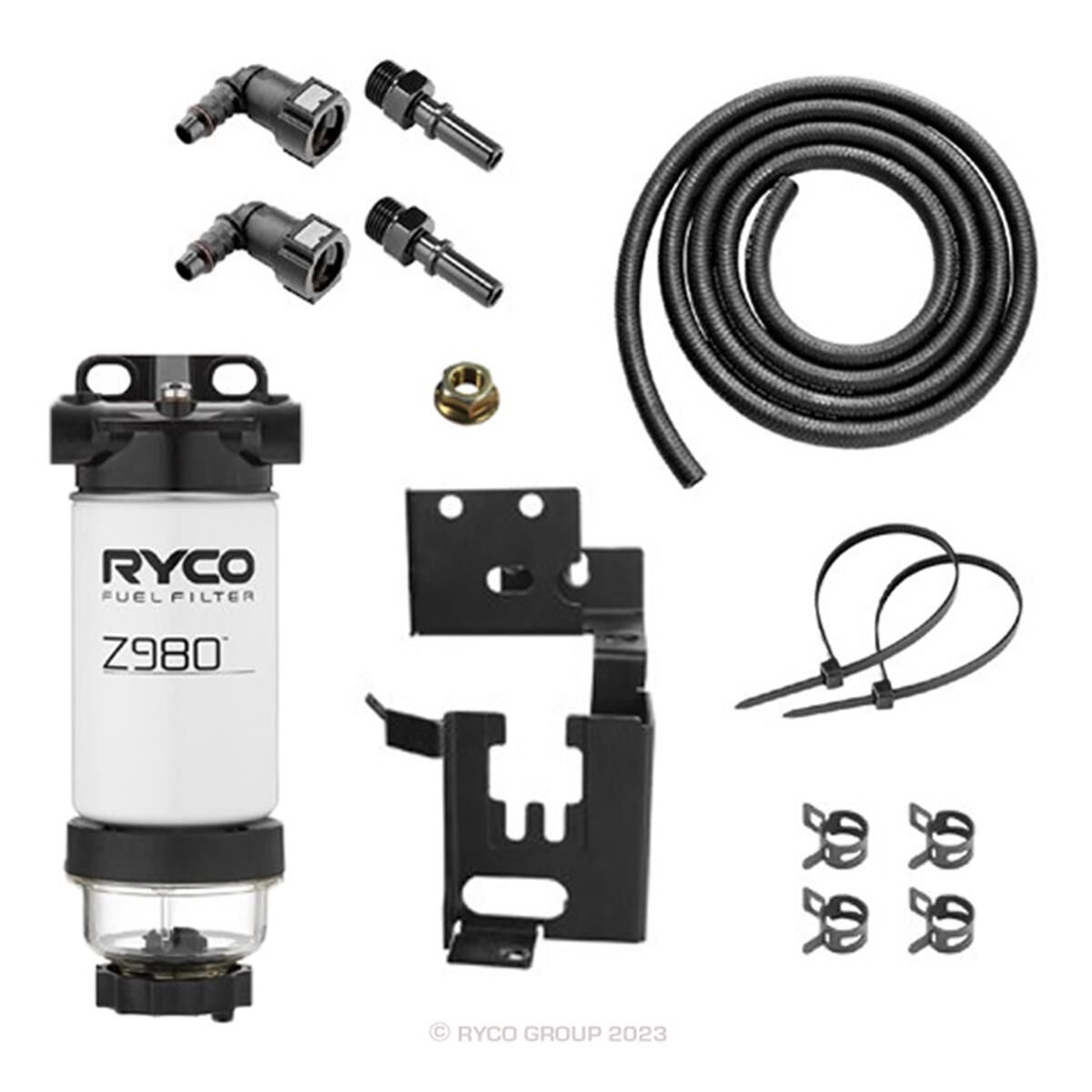 RYCO 4X4 UPGRADE FUEL WATER SEPARATOR KIT, , scanz_hi-res