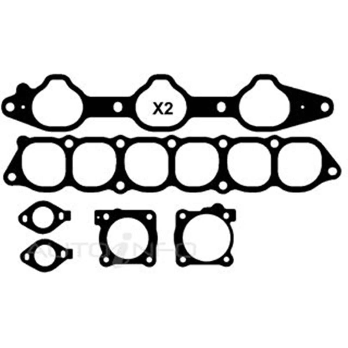 INLET MANIFOLD GASKET SET MITSUBISHI 6G74 SOHC, , scanz_hi-res