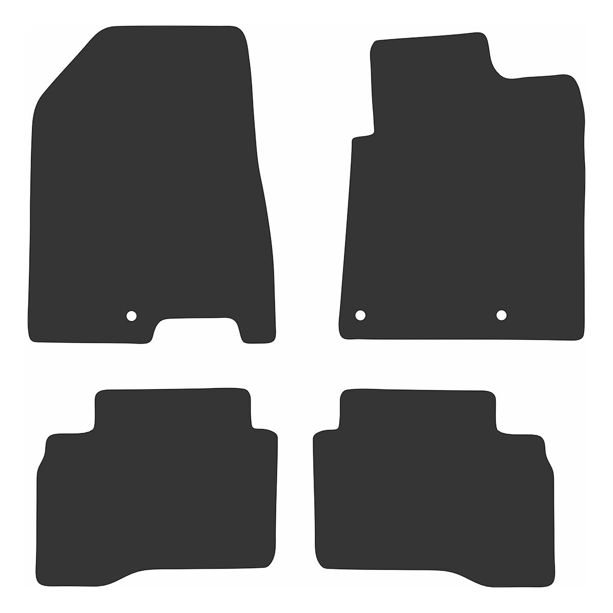 EXECUTIVE RUBBER CAR MATS FOR KIA NIRO HEV (1ST GEN) 2019-2021, , scanz_hi-res