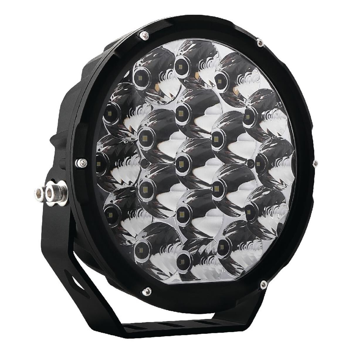 7" RND LED DRIVING LAMP DRIVNG BEAM 9-36V 106W 19 LED's BLACK 11,000Lms, , scanz_hi-res