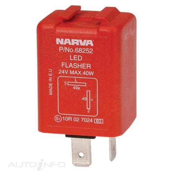 FLASHER ELEC 24V 2 PIN LED, , scanz_hi-res