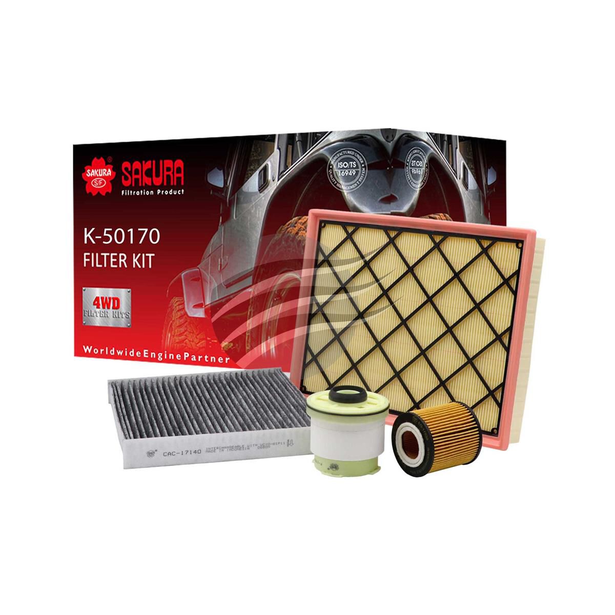FILTER KIT OIL AIR FUEL CABIN, , scanz_hi-res
