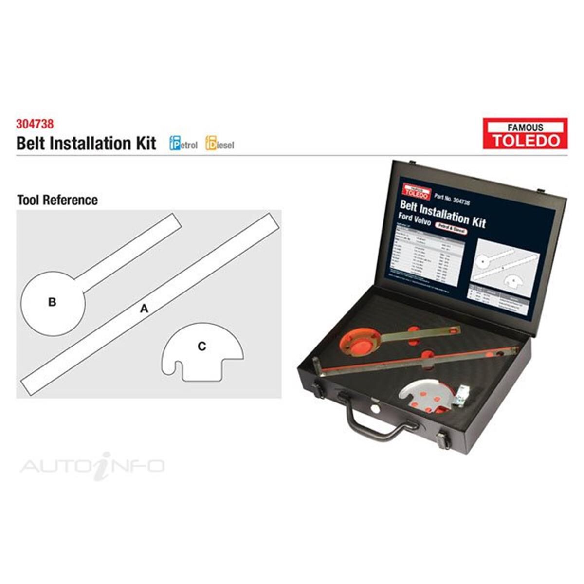 TOLEDO BELT INSTALLATION KIT, , scanz_hi-res