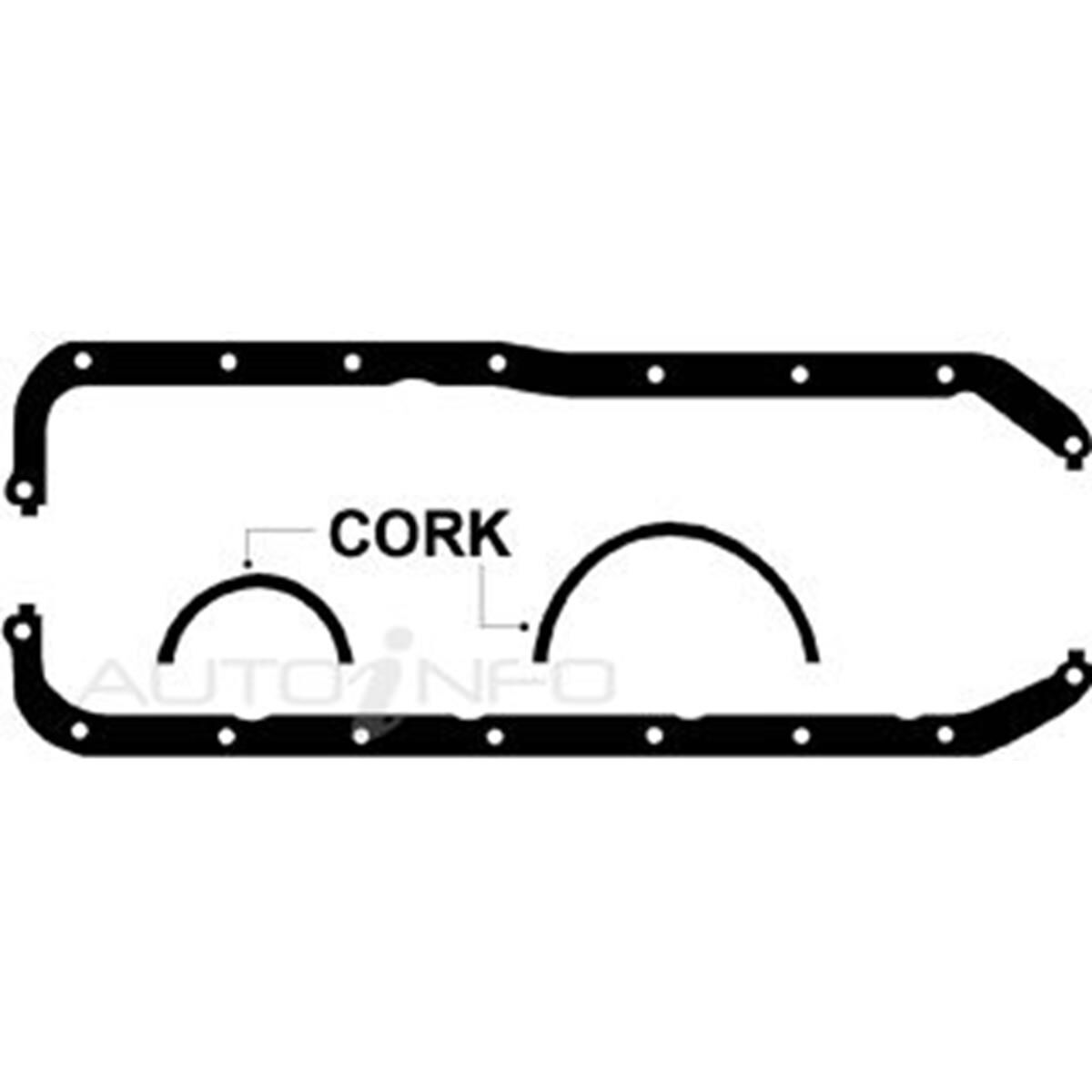 SUMP GASKET FORD 1966 - 04/70, , scanz_hi-res
