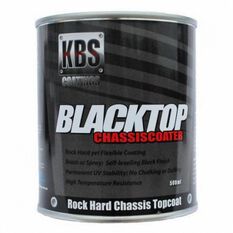 KBS BLACKTOP PERMANENT UV TOP COAT GLOSS BLACK 500ML, , scanz_hi-res