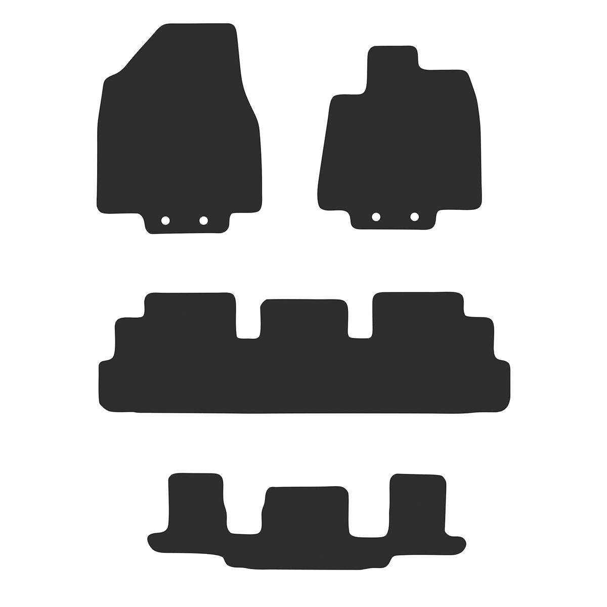 EXECUTIVE RUBBER CAR MATS FOR NISSAN PATHFINDER (R53) 2022 ONWARDS, , scanz_hi-res