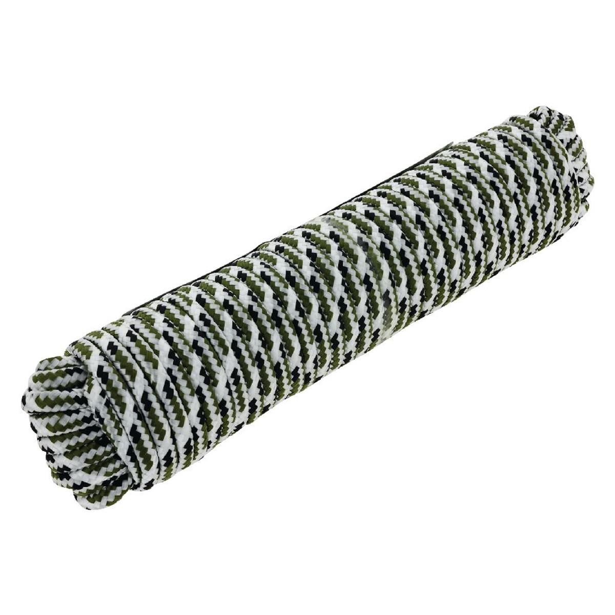 ROPE 30M WHITE/OLIVE EXTRA STRONG ROPE 66KGS LOAD, , scanz_hi-res