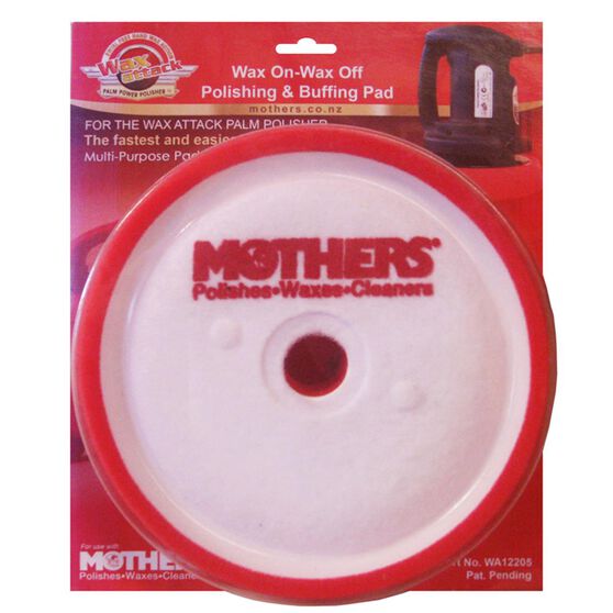 Mothers Wax Attack Replacement Pad - Grey, WA12205 ...