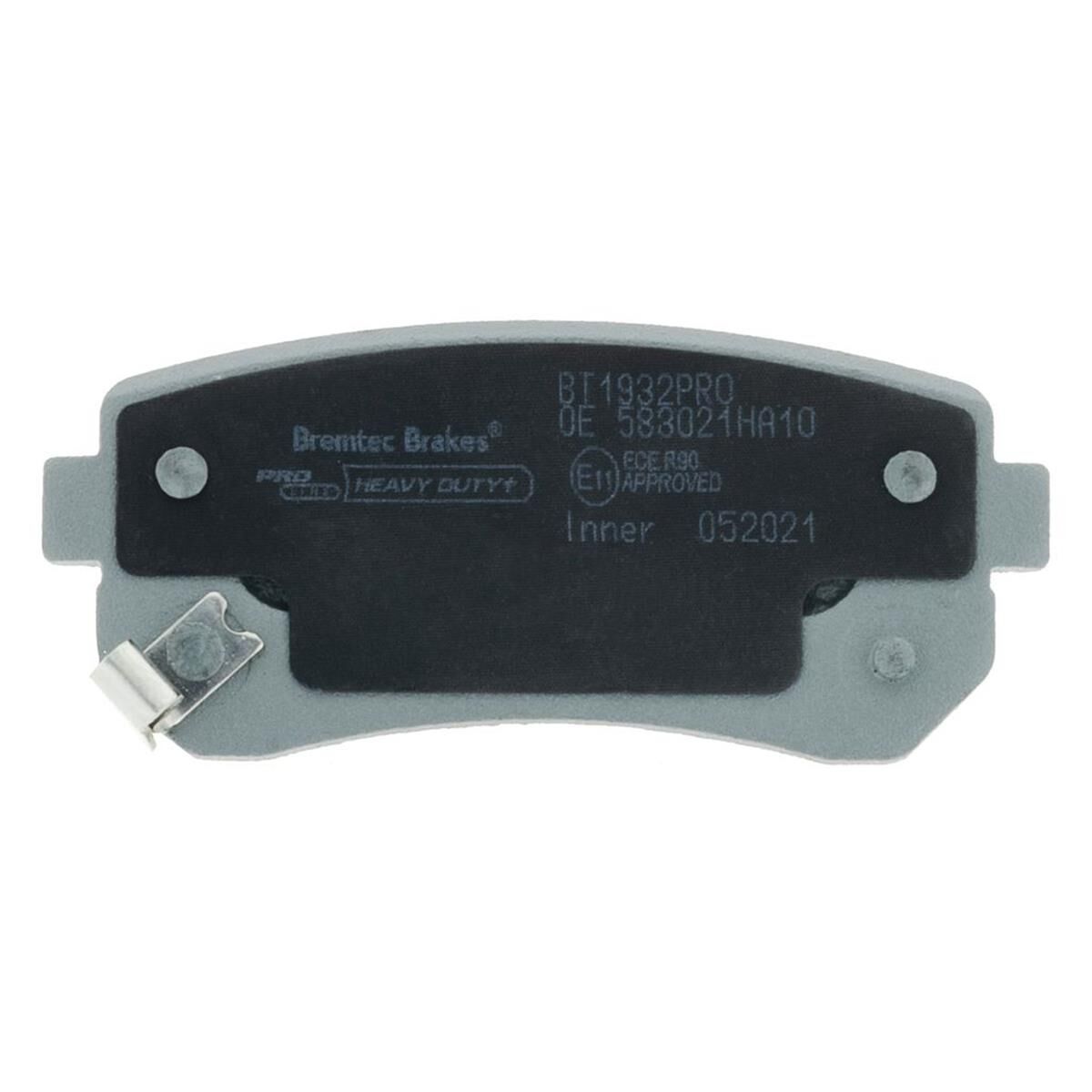 PRO-LINE BRAKE PADS SET HYUNDAI iX35 (LM) 2.0 CRDi AWD DB1943, , scanz_hi-res