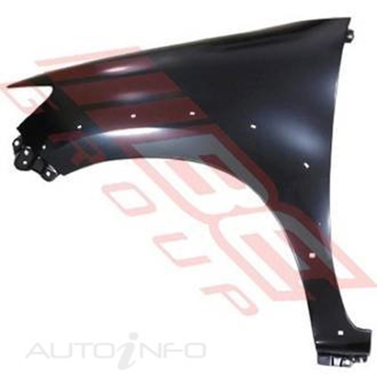 FRONT GUARD - L/H - W/O SIDE LAMP HOLE & W/FLARE HOLE, , scanz_hi-res