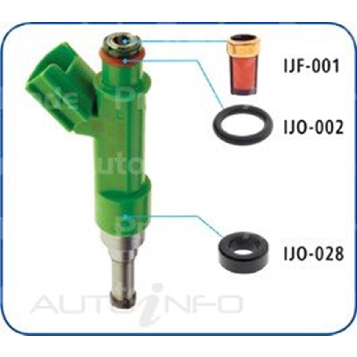 FUEL INJECTOR SERVICE KIT, , scanz_hi-res