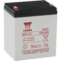 NP4-12FR Yuasa NP VRLA Battery, , scanz_hi-res