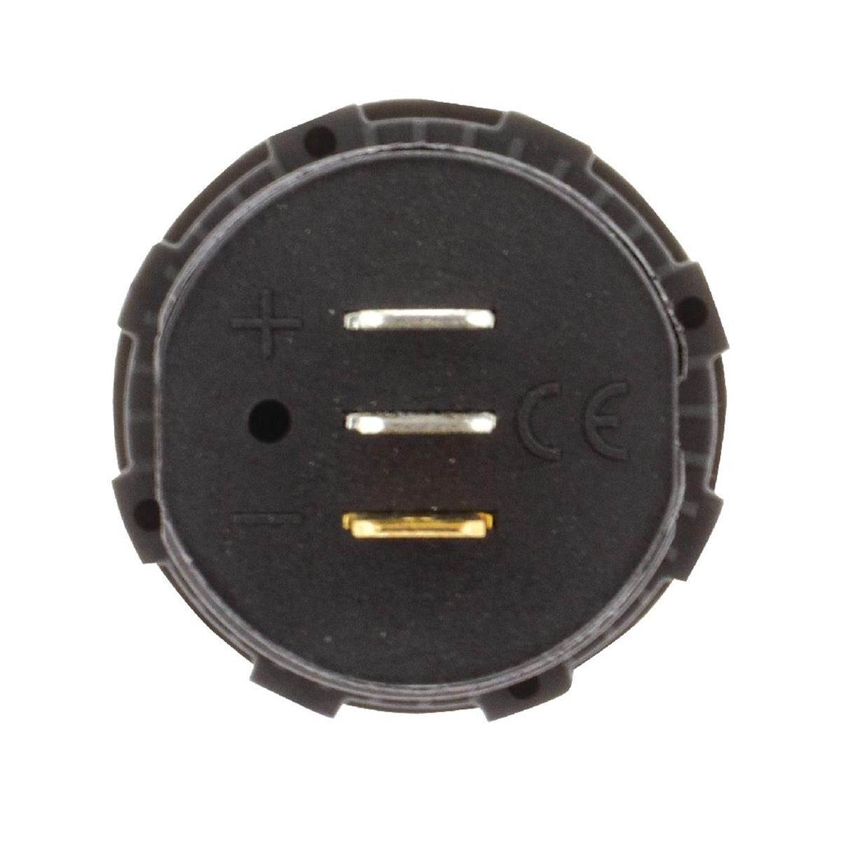 AMMETER 12/24v 0-10a BLUE LED 29mm DIA                       HULK 4x4, , scanz_hi-res