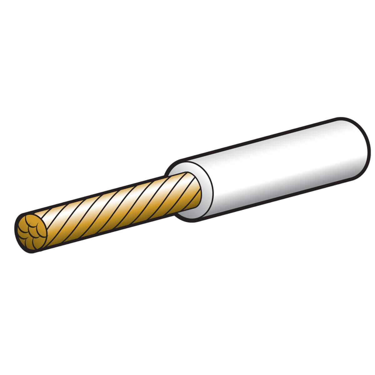 CABLE SINGLE  6MM 47AMP 30M WH, , scanz_hi-res