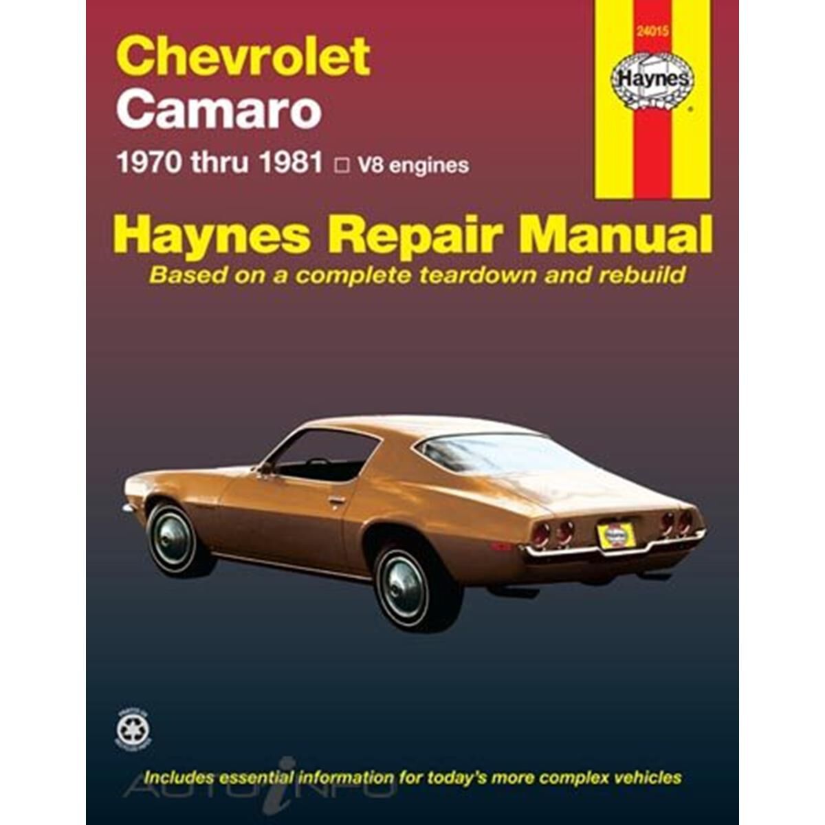 CHEVROLET CAMARO HAYNES REPAIR MANUAL FOR 1970 THRU 1981, , scanz_hi-res