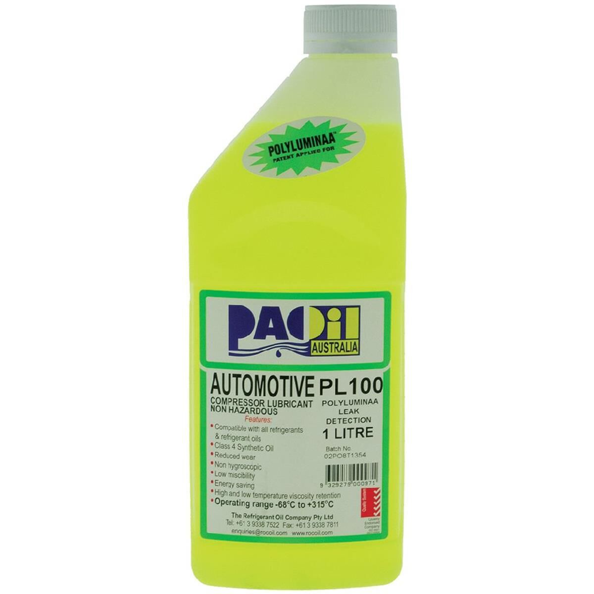 OIL POLYLUMINAA 100 GRADE 1LTR, , scanz_hi-res