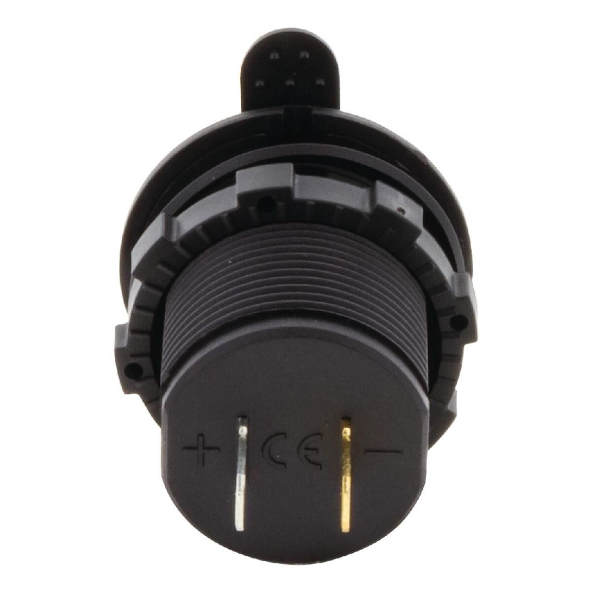 VOLTMETER 6-30V WITH QC3 USB & TOUCH SWITCH BLUE LED                       HULK 4x4, , scanz_hi-res