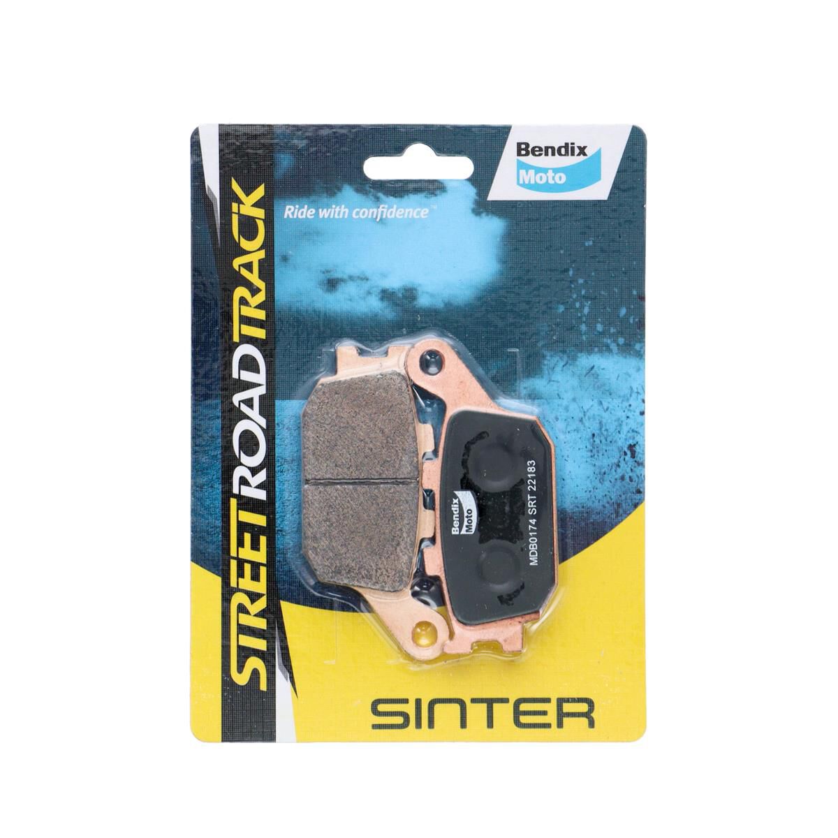 BENDIX MOTO STREET ROAD TRACK MOTORCYCLE PADS, , scanz_hi-res
