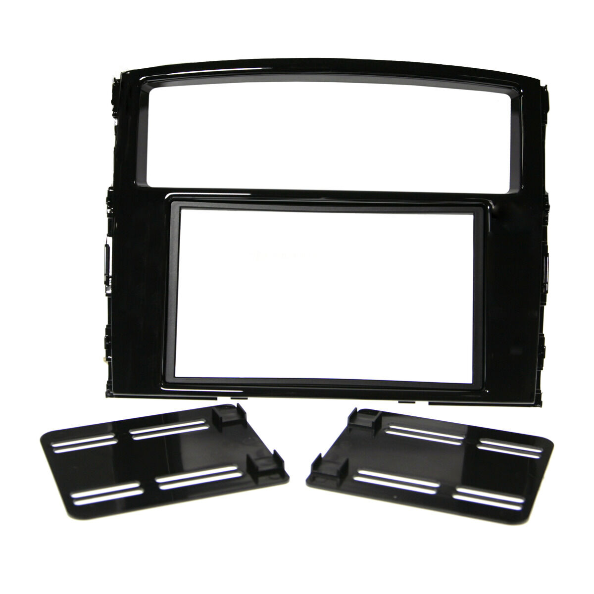 FACIA DOUBLE DIN GLOSS BLK FOR MITSUBISH, , scanz_hi-res