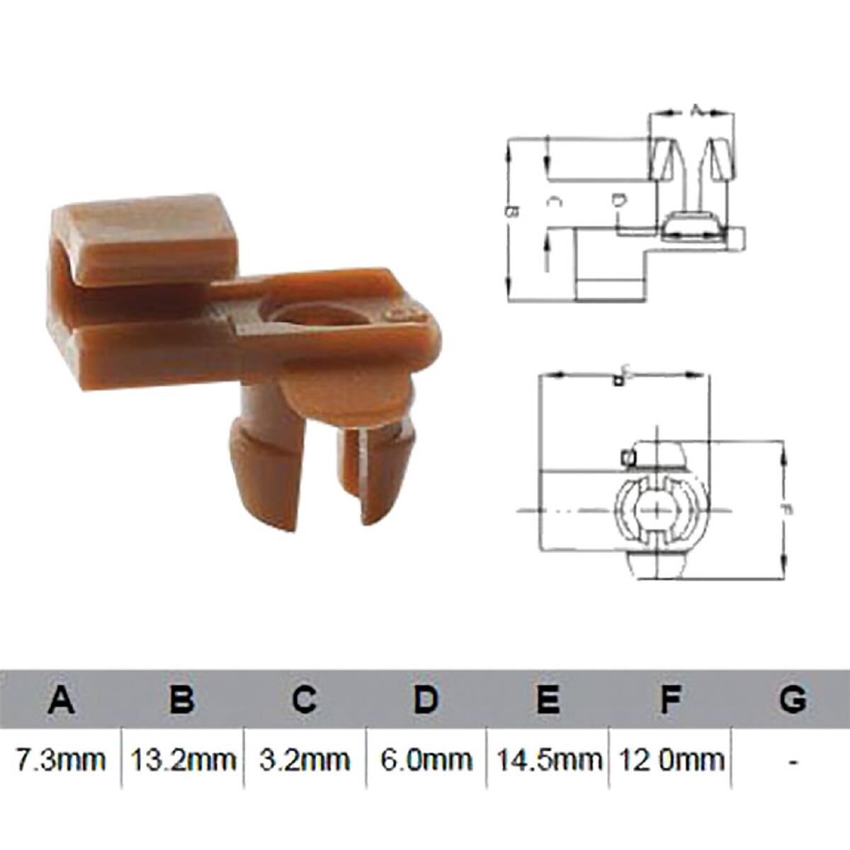 PKT 10 DOOR LOCK CLIP UNIVERSAL  JAYLEC, , scanz_hi-res