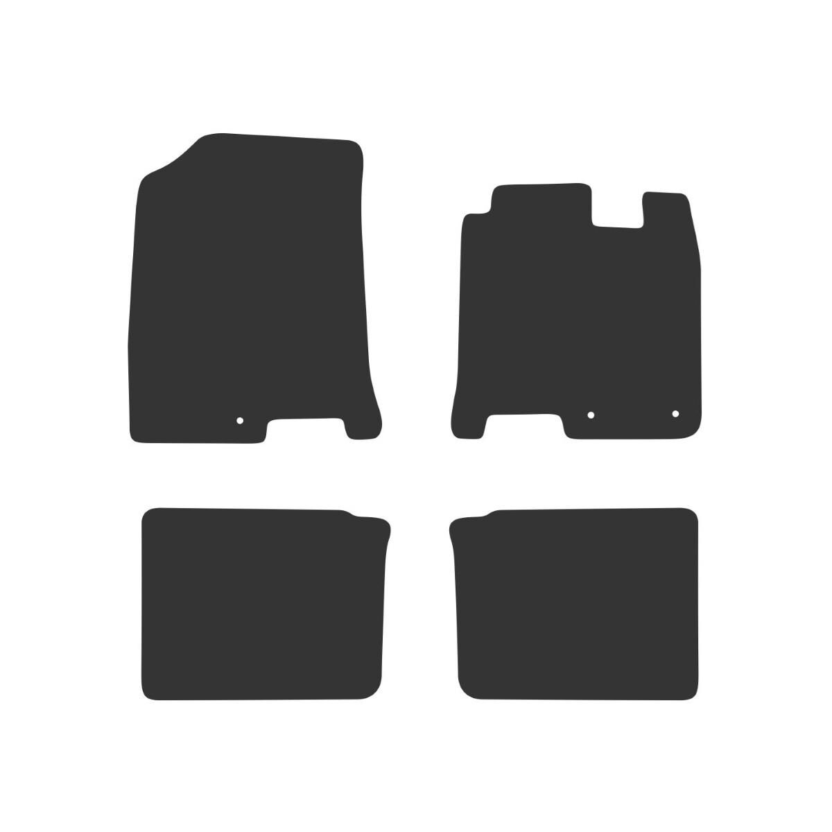 ECO CARPET CAR MATS FOR HONDA JAZZ (3RD GEN) 2014-2020, , scanz_hi-res