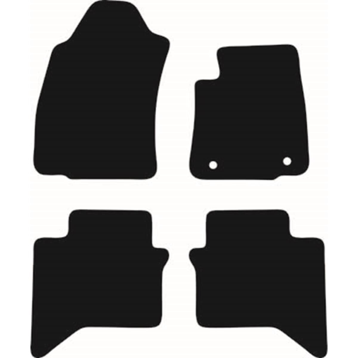 EXECUTIVE RUBBER CAR MATS FOR TOYOTA HILUX WORKMATE DUAL CAB (8TH GEN FACELIFT AUTO) 2020-2025, , scanz_hi-res