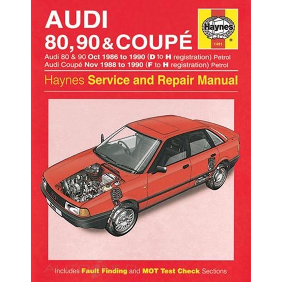 AUDI 80, 90 & COUPE PETROL (1986 - 1990), , scanz_hi-res