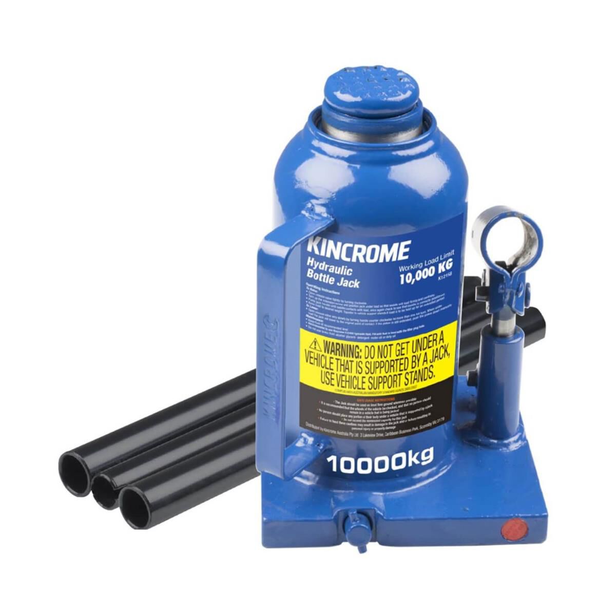 KINCROME HYDRAULIC SQUAT BOTTLE JACK 10,000KG, , scanz_hi-res