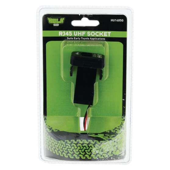 RJ45 UHF SOCKET OE RPL T/S EARLY TOYOTA GREEN LED 40 x 22mm, , scanz_hi-res