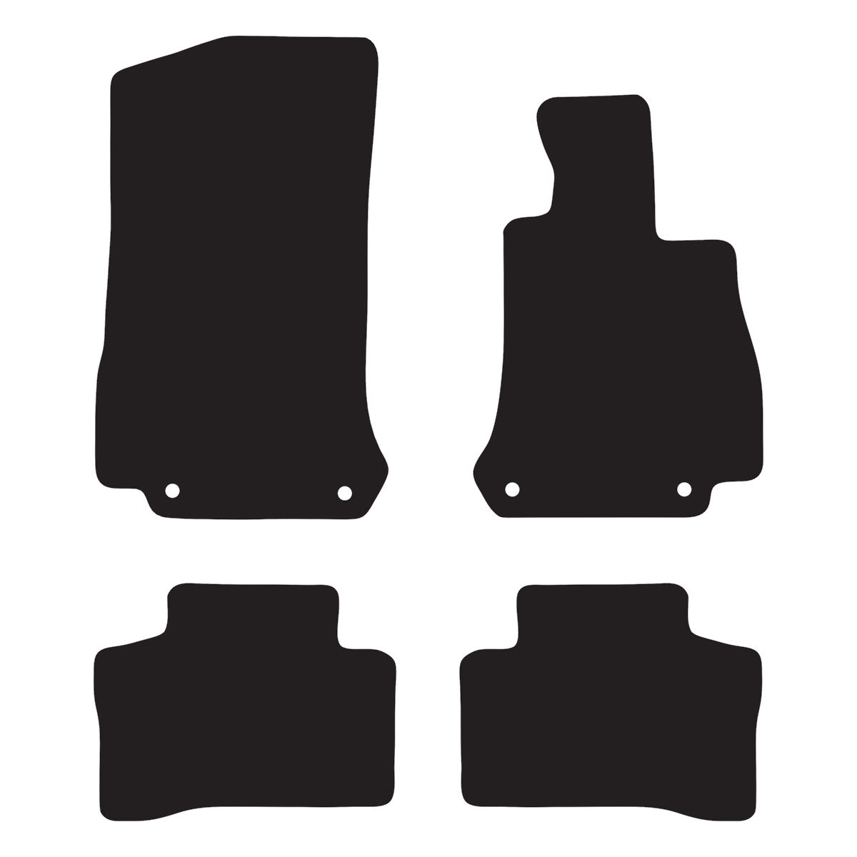 EXECUTIVE RUBBER CAR MATS FOR MERCEDES GLC CLASS SUV 2015 ONWARDS, , scanz_hi-res