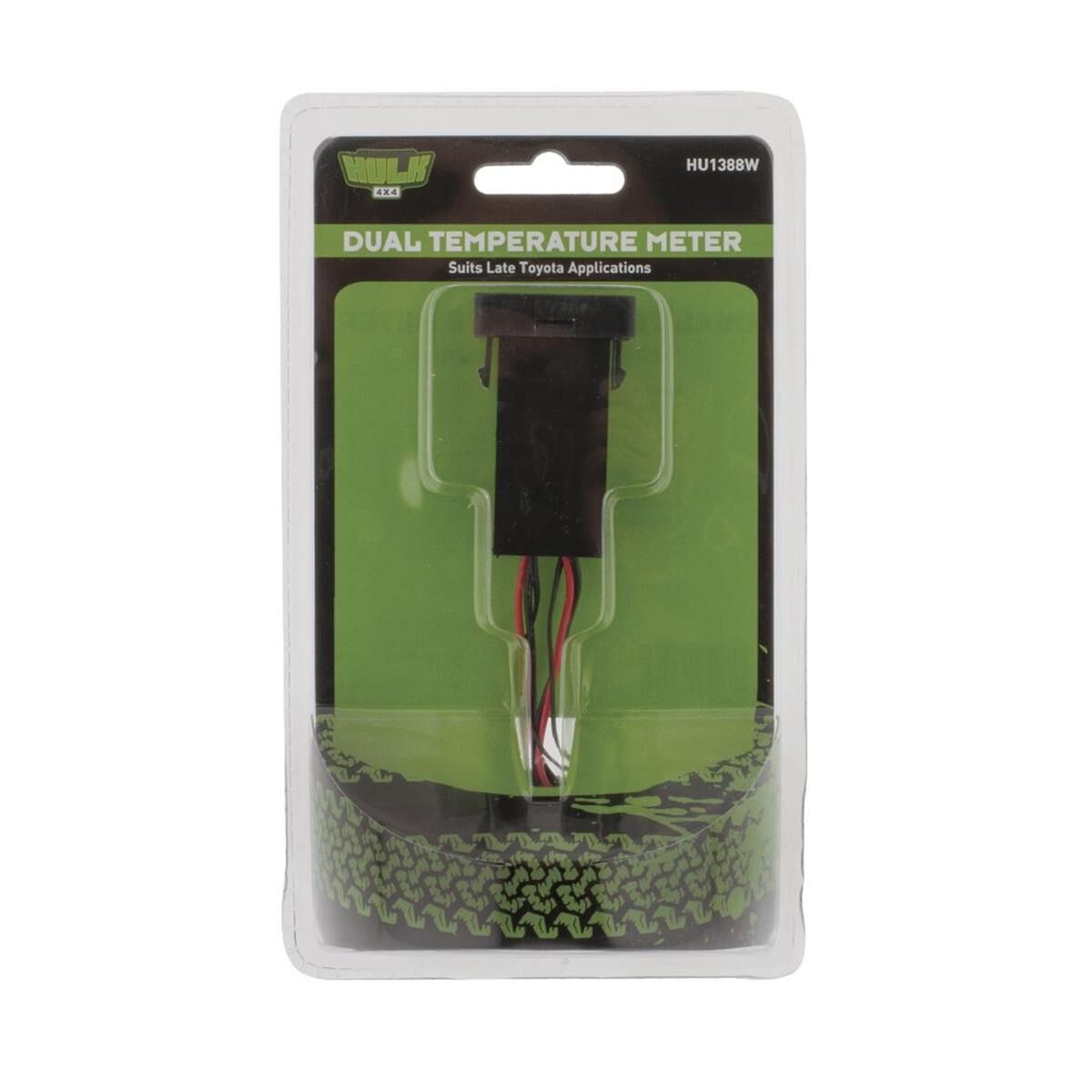 DUAL TEMPERATURE METER OE RPL LATE TOYOTA WHITE LED 33 x 22mm, , scanz_hi-res