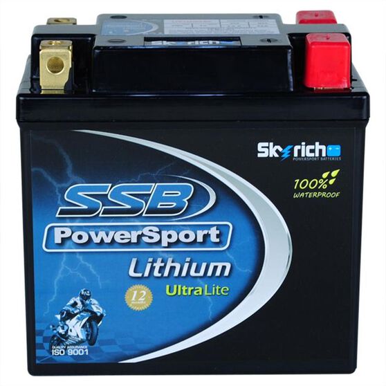 MOTORCYCLE AND POWERSPORTS LITHIUM ION PHOSPHATE BATTERY 12V 290CCA BY SSB HIGH PERFORMANCE, , scanz_hi-res
