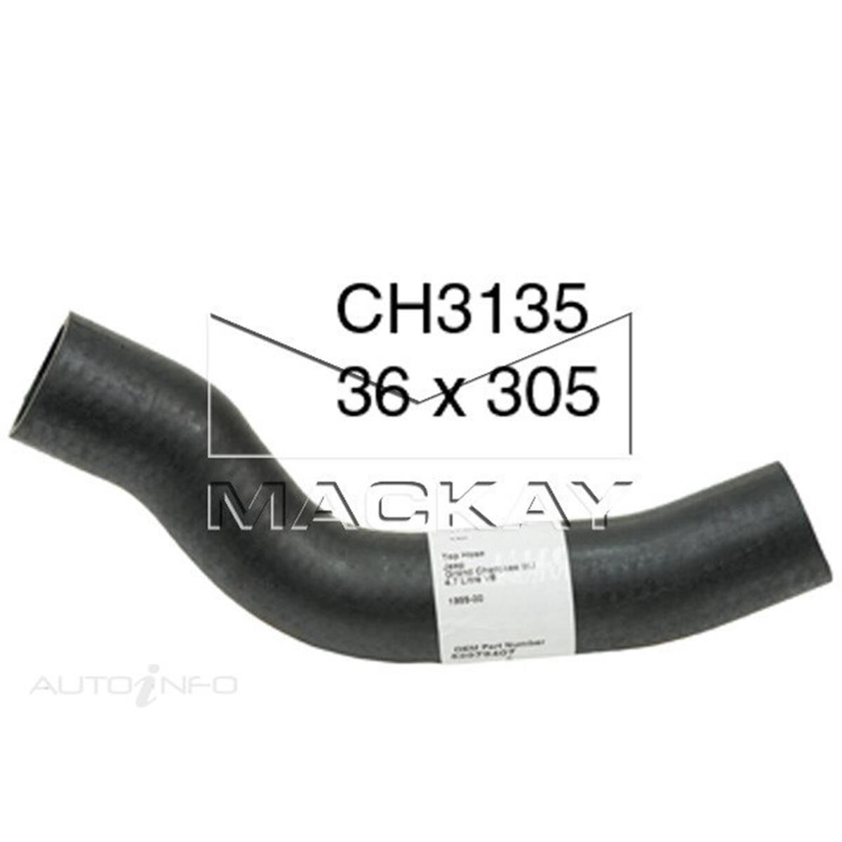 RADIATOR UPPER HOSE  - JEEP GRAND CHEROKEE WG - 4.7L V8  PETROL - MANUAL & AUTO, , scanz_hi-res