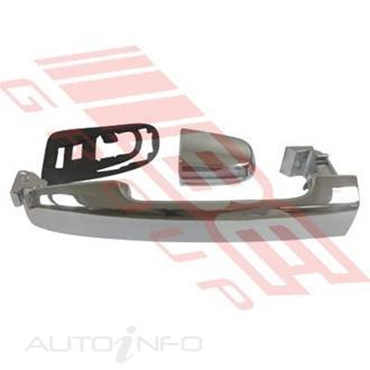 DOOR HANDLE - REAR OUTER - CHROME - L/H=R/H - W/O KEY HOLE, , scanz_hi-res