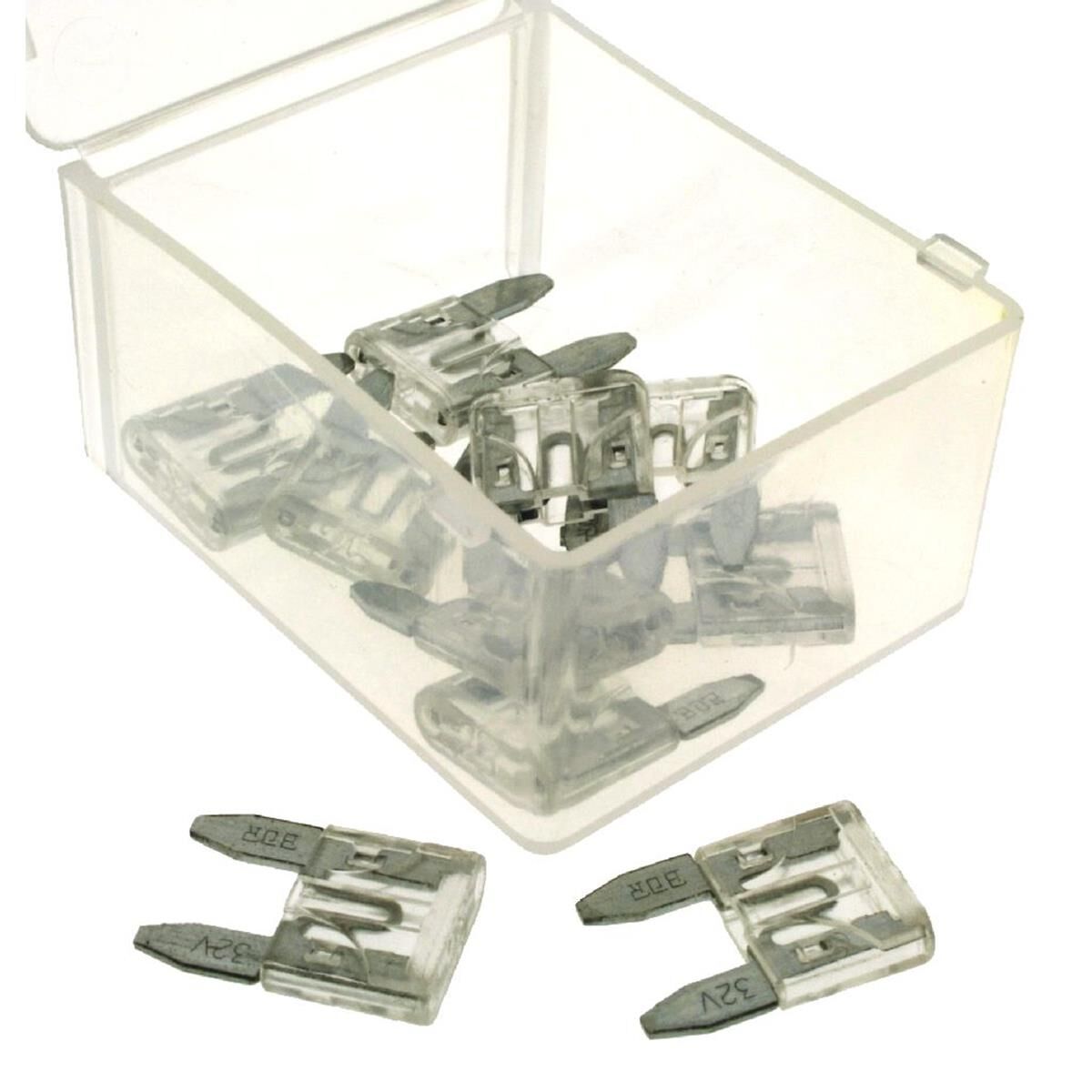 PKT 100 MINI BLADE FUSE 25AMP, , scanz_hi-res