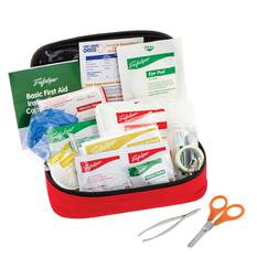 PERSONAL VEHICLE FIRST AID KIT  SOFT RED DURABLE CASE              HULK PROFESSIONAL, , scanz_hi-res